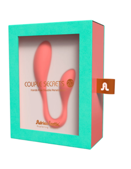 ADRIEN LASTIC - COUPLE SECRETS II: Doble Estimulación Rosa + App para Placer en Pareja | Vibrador Multifuncional