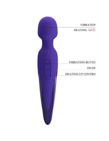 PRETTY LOVE - ANTONY YOUTH Vibrador Wand Efecto Calor | SexPlace.MX