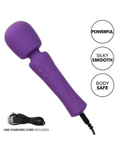 CALEXOTICS Stella Massager Violeta - Potente, Flexible y Recargable | 12 Funciones de Vibración