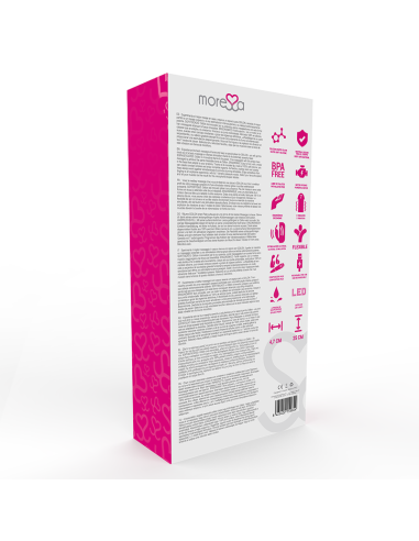 MORESSA Odilon Wand: Masajeador Potente con 7 Modos y Cabezal de Silicona Premium, Recargable y Ergonómico