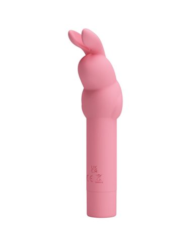 PRETTY LOVE - GERARDO Mini Vibrador De Silicona Conejo Rosa | SexPlace