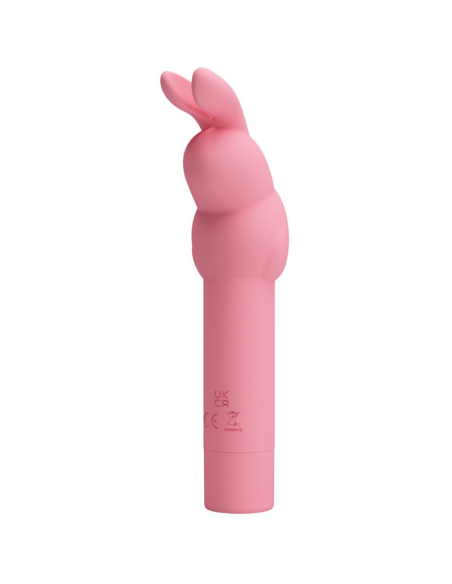 PRETTY LOVE - GERARDO Mini Vibrador De Silicona Conejo Rosa | SexPlace