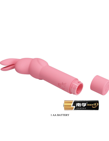 PRETTY LOVE - GERARDO Mini Vibrador De Silicona Conejo Rosa | SexPlace