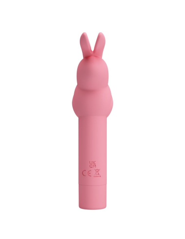 PRETTY LOVE - GERARDO Mini Vibrador De Silicona Conejo Rosa | SexPlace