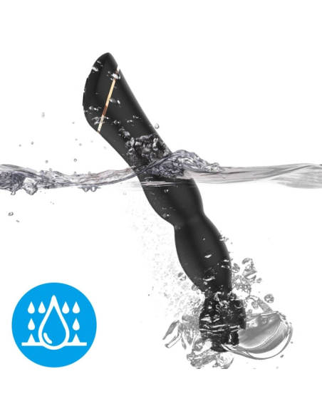 Vibrador Ajustable Negro ARMONY - Placer Erótico de Silicona Premium 100% Sumergible
