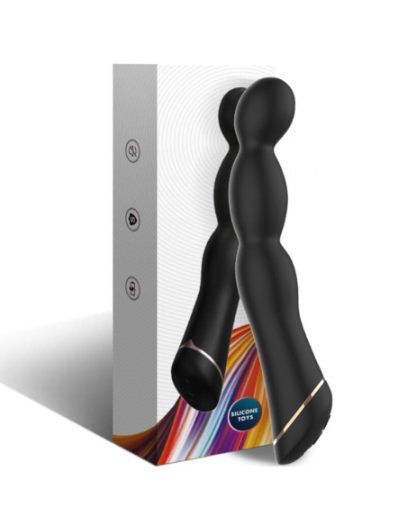Vibrador Ajustable Negro ARMONY - Placer Erótico de Silicona Premium 100% Sumergible