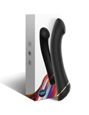 Vibrador ARMONY - Cabeza Plana Silicona Negra | 9 Modos de Vibración & 100% Sumergible