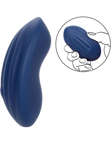 Masajeador CalExotics Cashmere Velvet Curve Azul | Placer Lujoso y Estimulante