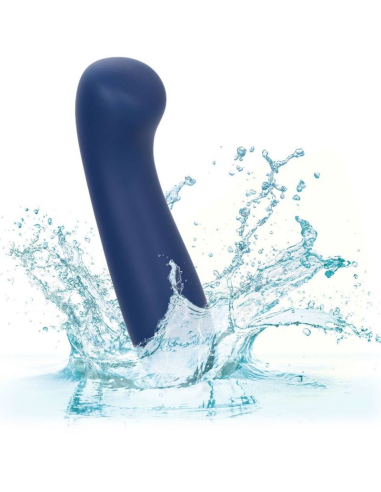 CalExotics Cashmere Satin G Azul - Masajeador Potente e Impermeable para Placer Suntuoso