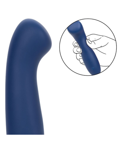 CalExotics Cashmere Satin G Azul - Masajeador Potente e Impermeable para Placer Suntuoso