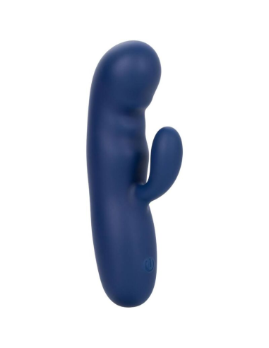 CalExotics Cashmere Silk Duo Azul - Masajeador Doble Motor para Placer Personalizado y Estimulación del Punto G
