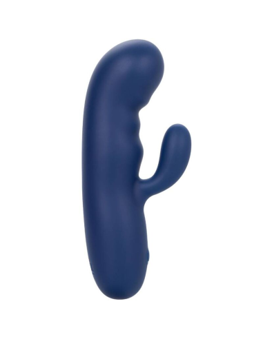 CalExotics Cashmere Silk Duo Azul - Masajeador Doble Motor para Placer Personalizado y Estimulación del Punto G