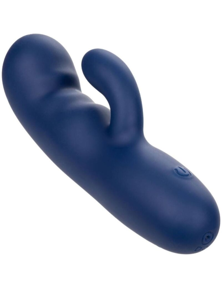 CalExotics Cashmere Silk Duo Azul - Masajeador Doble Motor para Placer Personalizado y Estimulación del Punto G