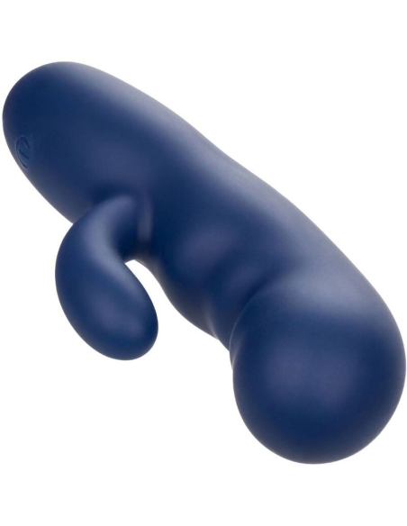 CalExotics Cashmere Silk Duo Azul - Masajeador Doble Motor para Placer Personalizado y Estimulación del Punto G