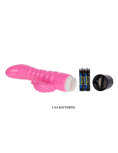 BAILE Vibrador Rosa 22.5 cm - Sensaciones Extremas con Estimulador de Clítoris