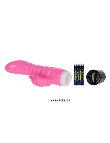 BAILE Vibrador Rosa 22.5 cm - Sensaciones Extremas con Estimulador de Clítoris