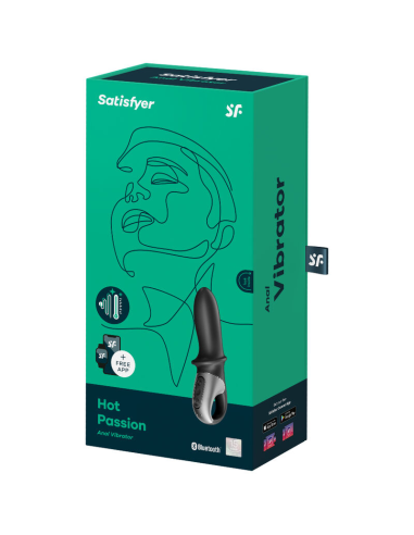 Vibrador Anal Satisfyer - Hot Passion con App y Calor | SexPlace.MX