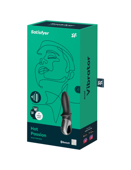Vibrador Anal Satisfyer - Hot Passion con App y Calor | SexPlace.MX