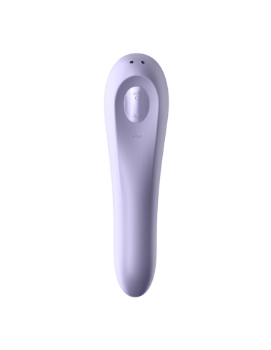 Satisfyer DUAL PLEASURE: Estimulador Clítoris y Vibrador Interno con Bluetooth y Silicona Segura