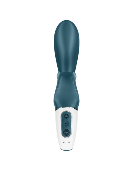 SATISFYER - HUG ME Vibrador Conejito Azul con App | SexPlace.MX