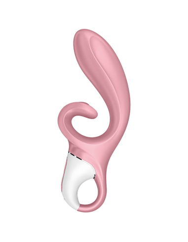 SATISFYER - HUG ME VIBRADOR RABBIT APP ROSA