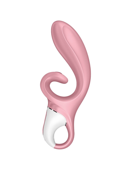 SATISFYER - HUG ME VIBRADOR RABBIT APP ROSA