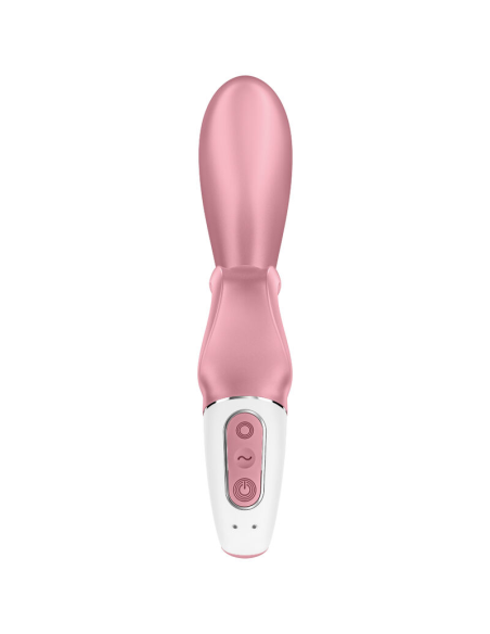 SATISFYER - HUG ME VIBRADOR RABBIT APP ROSA
