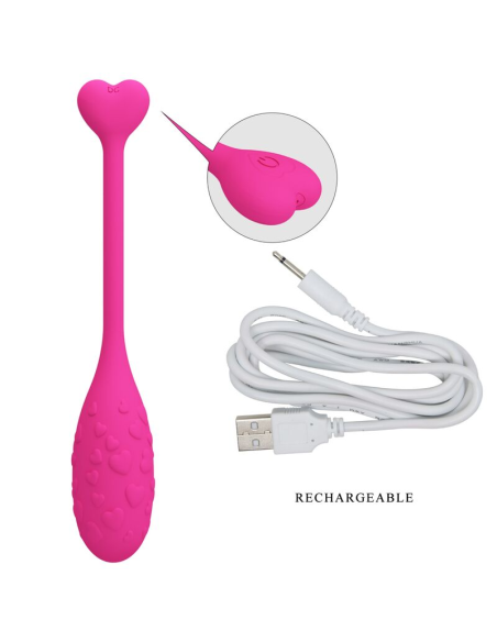 Pretty Love Huevo Vibrador Pescador Rosa