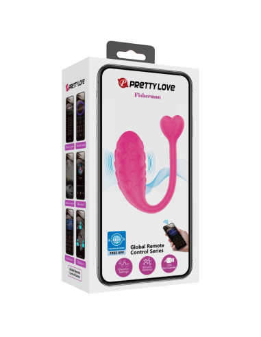 Pretty Love Huevo Vibrador Pescador Rosa