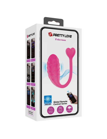 Pretty Love Huevo Vibrador Pescador Rosa