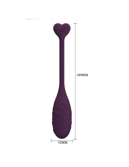 Pretty Love - Huevo Vibrador Lila Controlado por App | Placer Discreto y Spontáneo