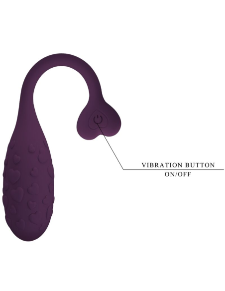 Pretty Love - Huevo Vibrador Lila Controlado por App | Placer Discreto y Spontáneo