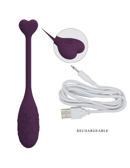 Pretty Love - Huevo Vibrador Lila Controlado por App | Placer Discreto y Spontáneo