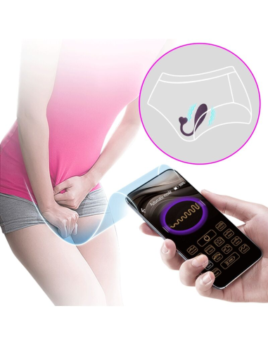 Pretty Love - Huevo Vibrador Lila Controlado por App | Placer Discreto y Spontáneo