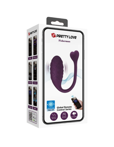 Pretty Love - Huevo Vibrador Lila Controlado por App | Placer Discreto y Spontáneo