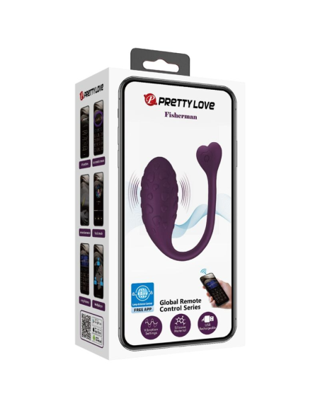 Pretty Love - Huevo Vibrador Lila Controlado por App | Placer Discreto y Spontáneo
