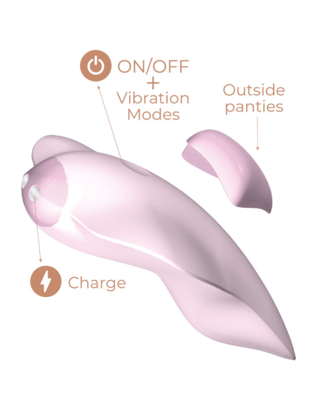 ADRIEAN LASTIC - TEMPTATION: Estimulador Clítoris Rosa con APP