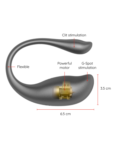 ONINDER - NAIROBI HUEVO VIBRADOR NEGRO - APP GRATUITA