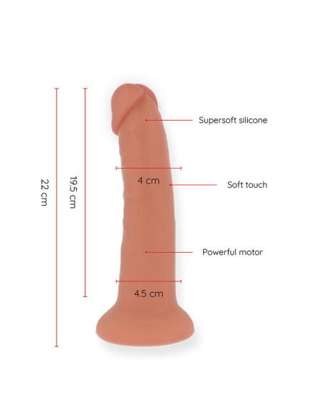 ONINDER - LARGE BOGOTÁ Dildo Vibrador 22 cm Con App | SexPlace.MX