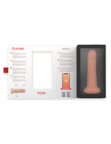 ONINDER - LARGE BOGOTÁ Dildo Vibrador 22 cm Con App | SexPlace.MX