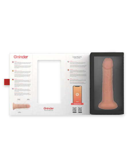 ONINDER - LARGE BOGOTÁ Dildo Vibrador 22 cm Con App | SexPlace.MX