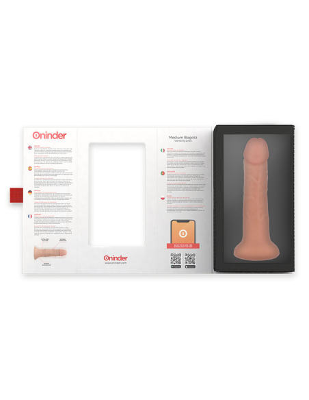 ONINDER - MEDIUM BOGOTÁ Dildo Vibrador 20 cm Con App | SexPlace.MX