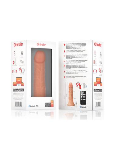 ONINDER - MEDIUM BOGOTÁ Dildo Vibrador 20 cm Con App | SexPlace.MX
