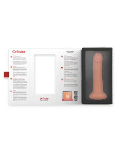 ONINDER - SMALL BOGOTÁ Dildo Vibrador 17.5 cm Con App | SexPlace.MX