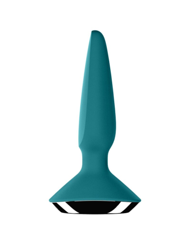 SATISFYER - PLUG ILICIOUS 1 Plug Vibrador Verde | SexPlace.MX