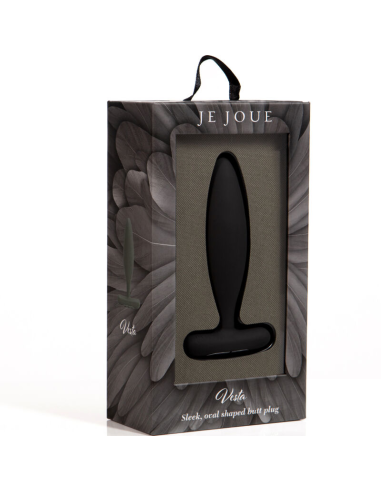 JE JOUE - Vesta Plug Anal Vibrador Negro | Suave, Potente y Placentero