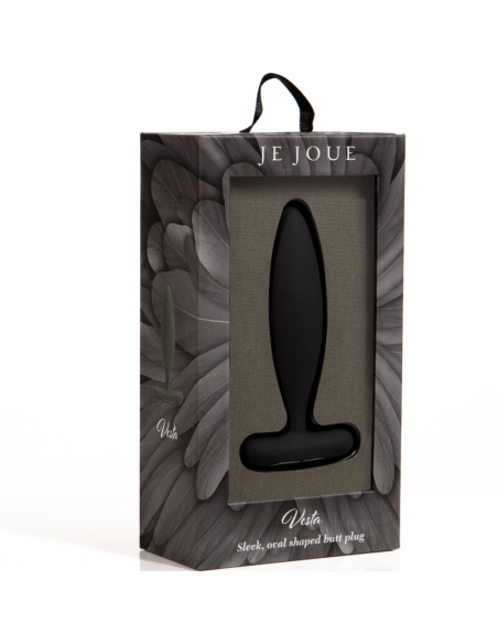 JE JOUE - Vesta Plug Anal Vibrador Negro | Suave, Potente y Placentero