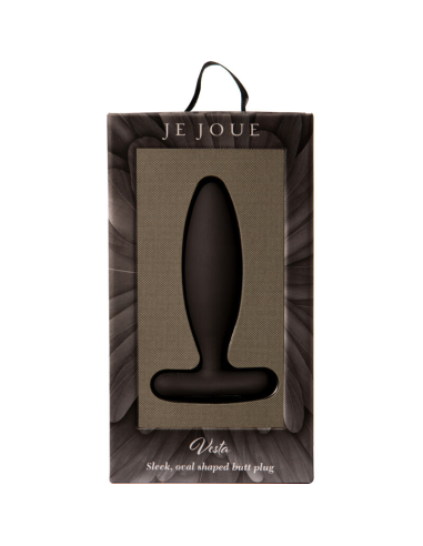 JE JOUE - Vesta Plug Anal Vibrador Negro | Suave, Potente y Placentero