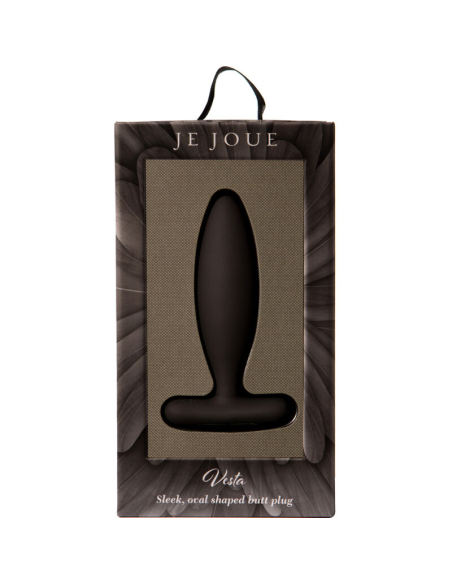 JE JOUE - Vesta Plug Anal Vibrador Negro | Suave, Potente y Placentero