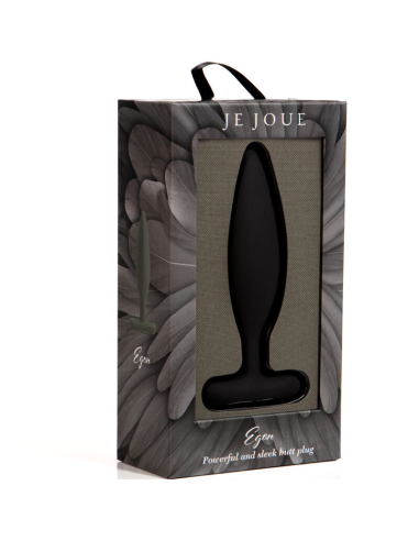JE JOUE - Egon Plug Anal Vibrador Negro: Potente Estimulación Punto P y G